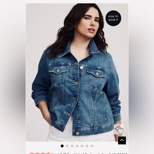 Torrid Denim Jacket size 2 (18/20)